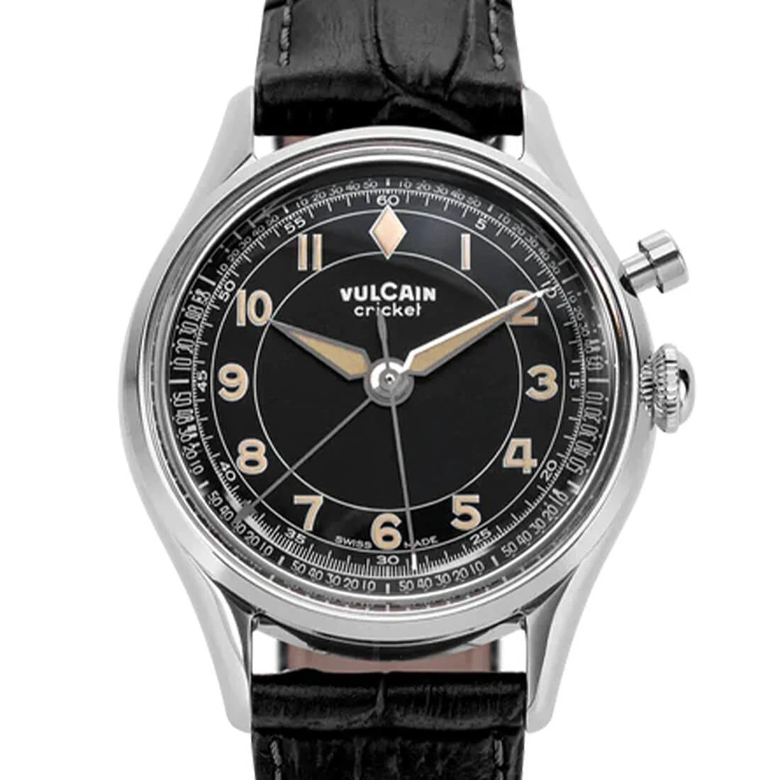 Vulcain Cricket Manual Winding Black 39mm