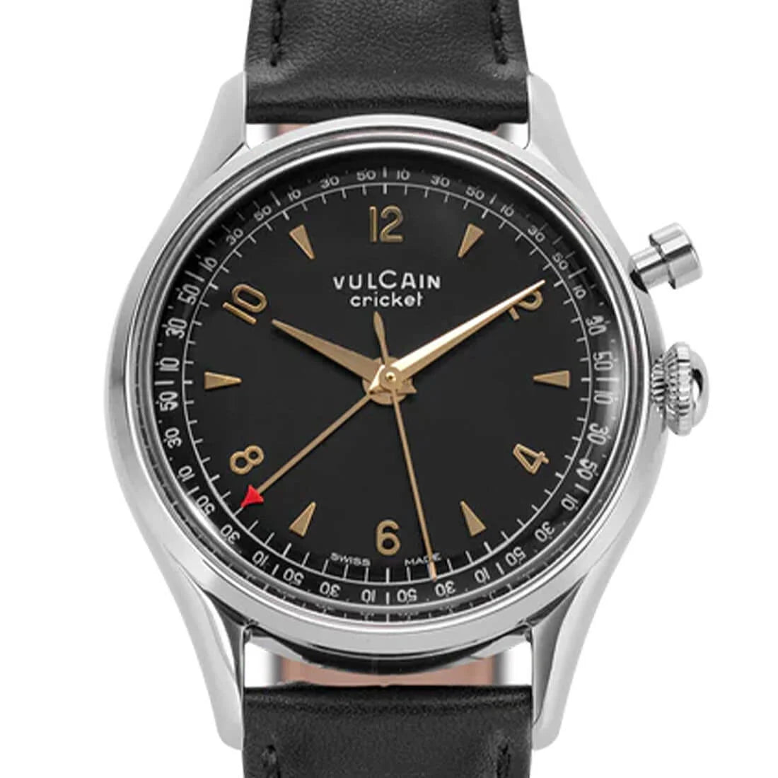 Vulcain Cricket Remontage Manuel Noir 36 mm