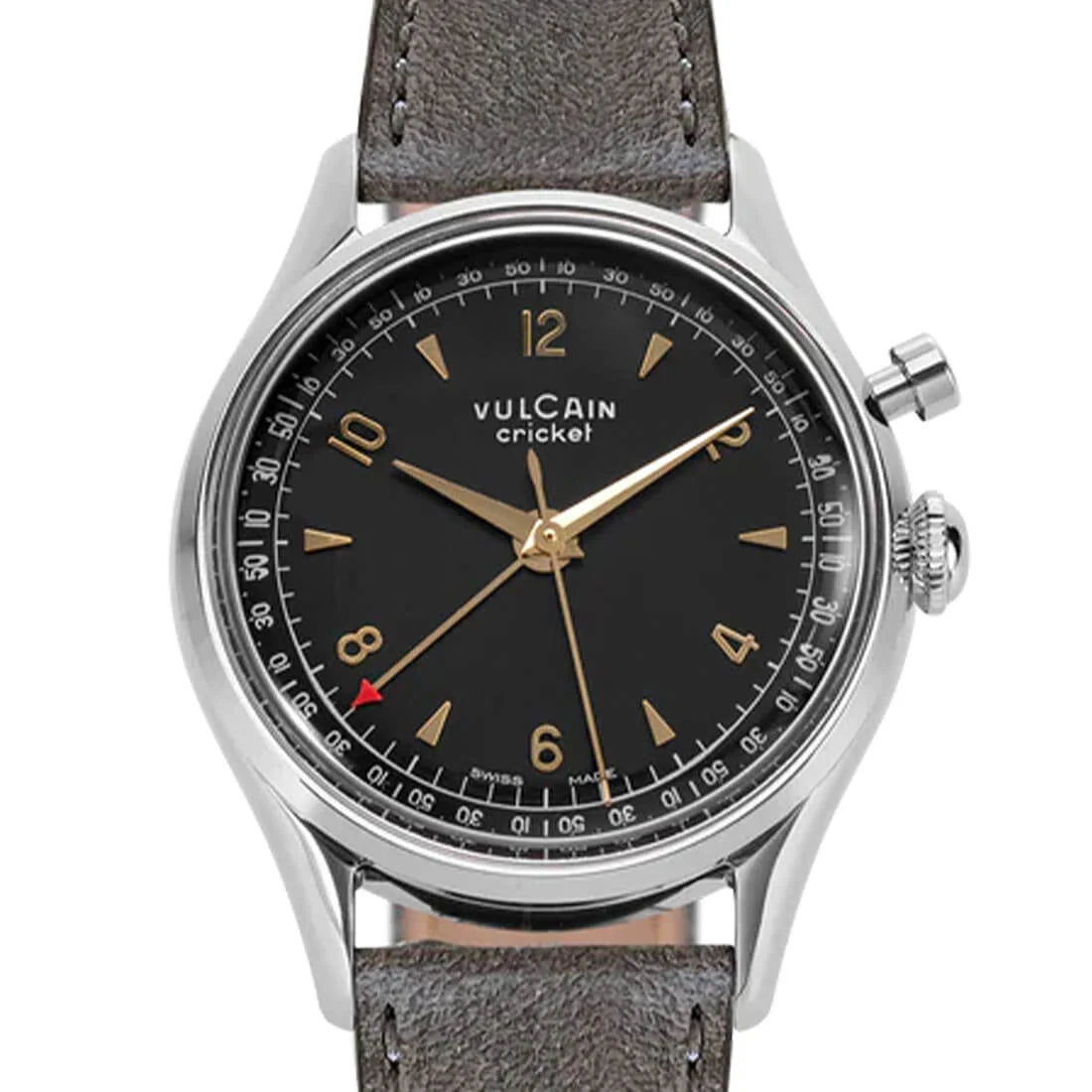 Vulcain Cricket Remontage Manuel Noir 36 mm