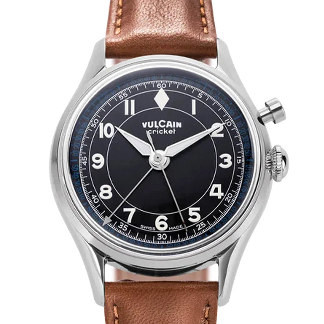 Vulcain Cricket Manual Winding Black 36mm