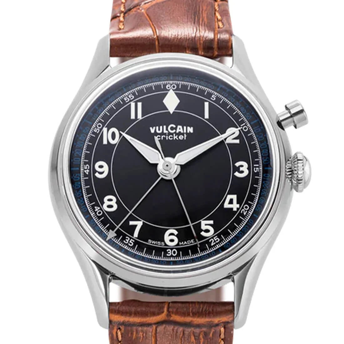 Vulcain Cricket Handaufzug Schwarz