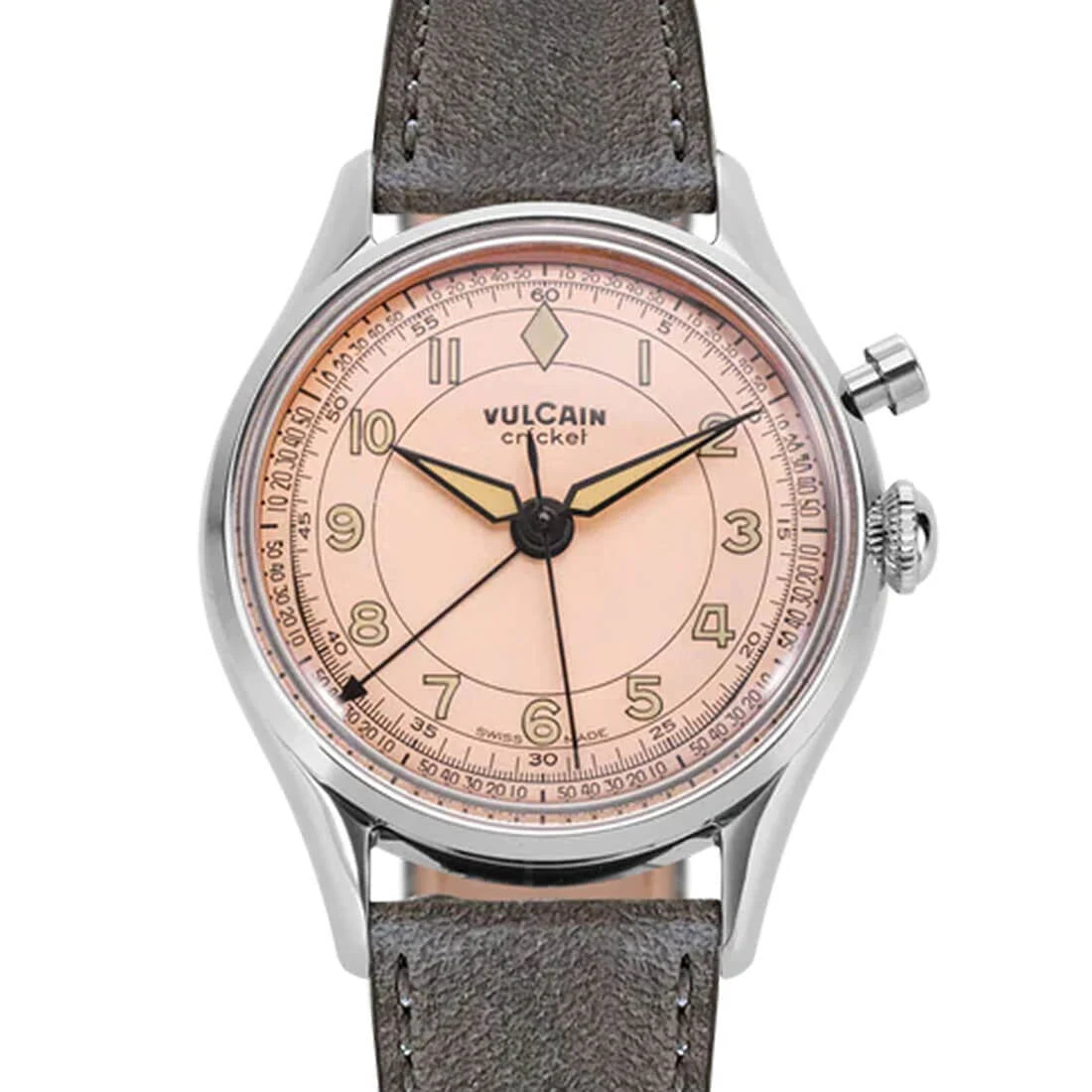 Vulcain Cricket Manual Winding Salmon 36mm