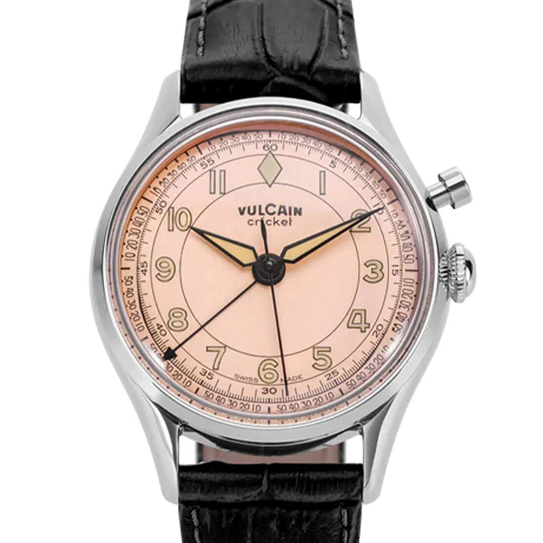 Vulcain Cricket Remontage Manuel Saumon