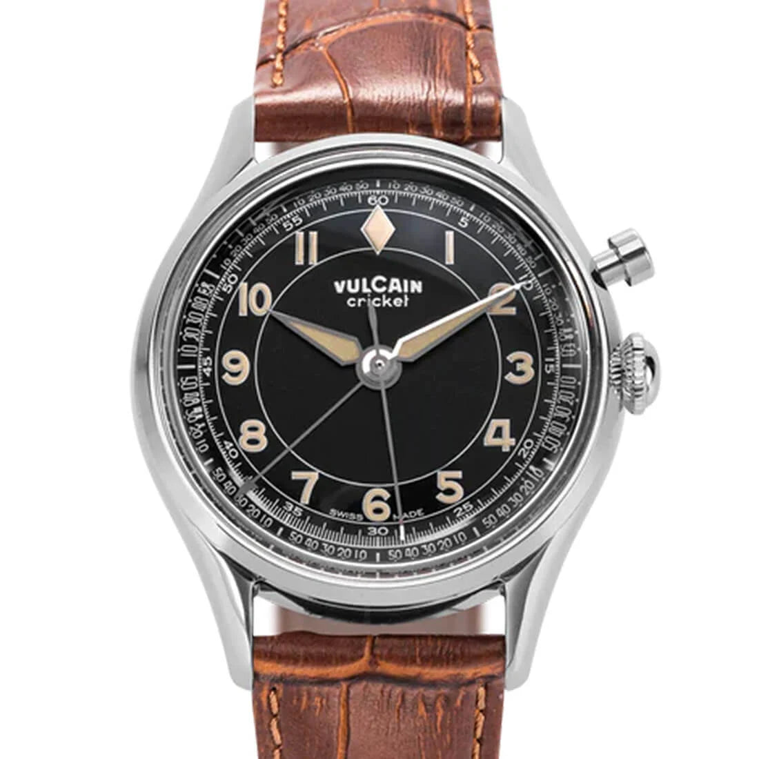 Vulcain Cricket Manual Winding Black 36mm