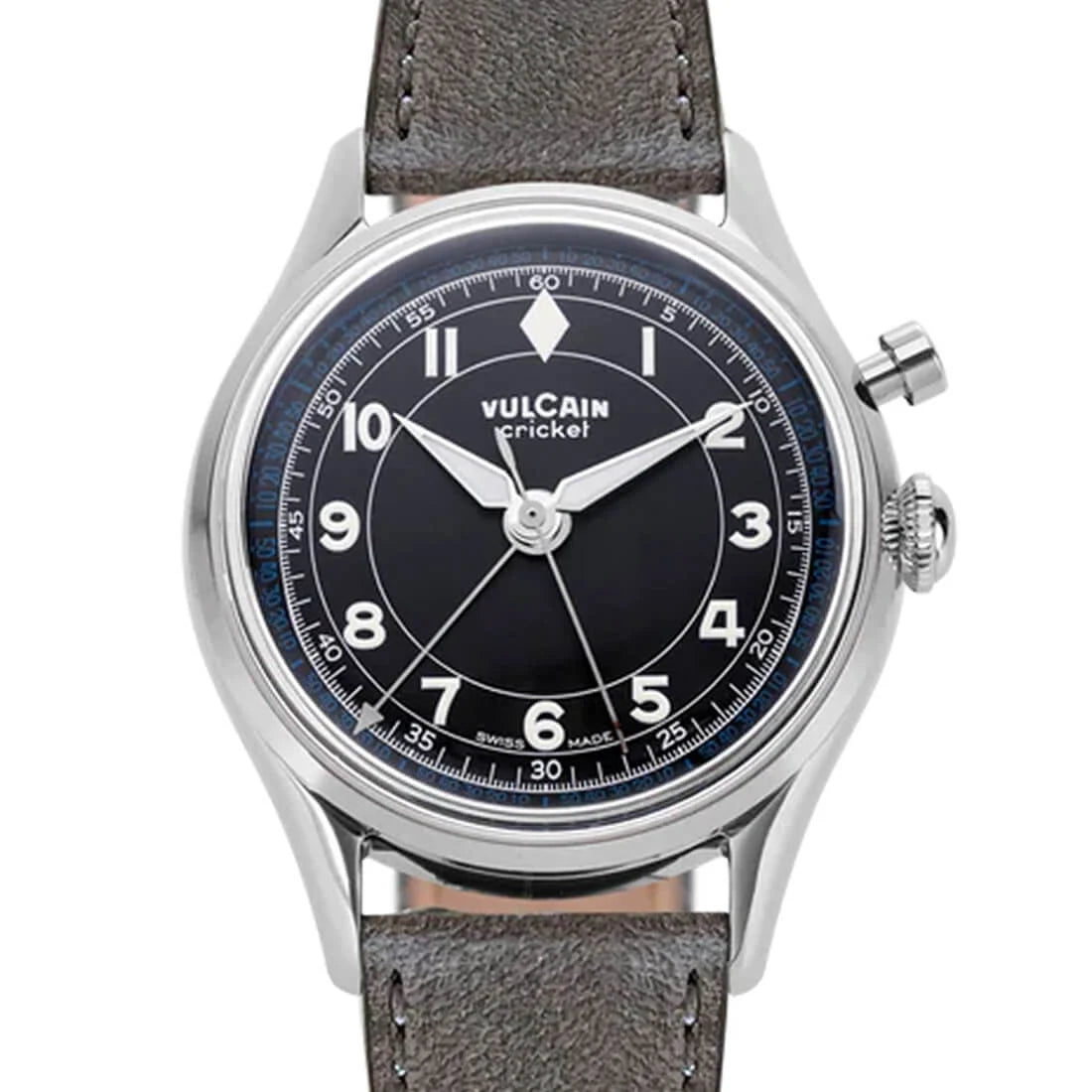 Vulcain Cricket Remontage Manuel Noir