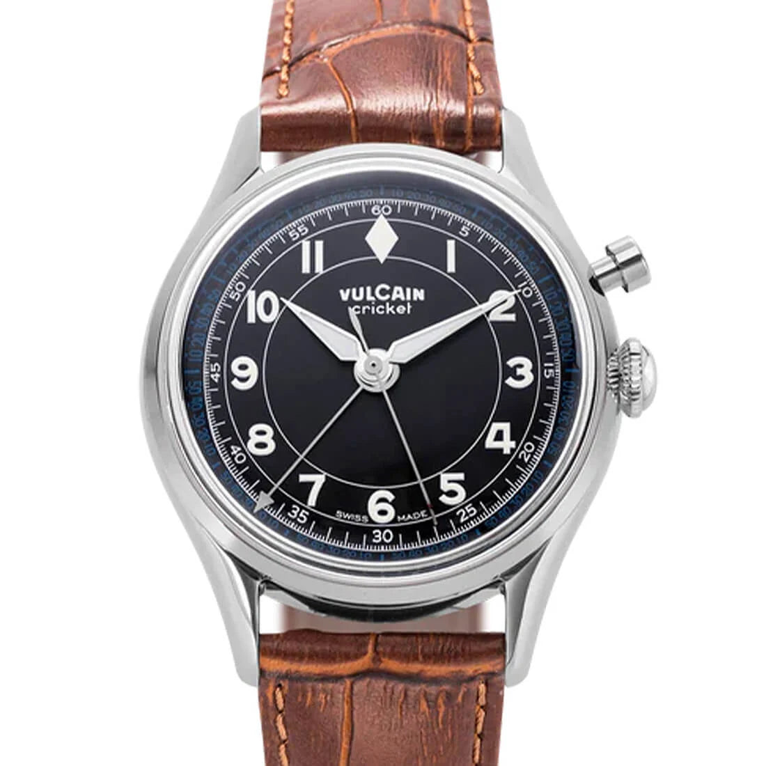 Vulcain Cricket Handaufzug Schwarz