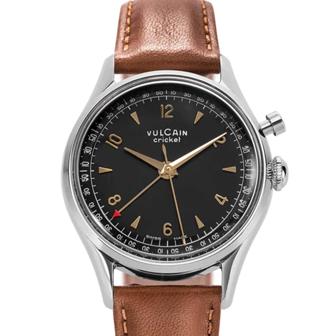 Vulcain Cricket Remontage Manuel Noir 36 mm