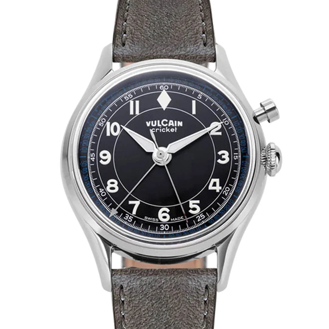 Vulcain Cricket Remontage Manuel Noir