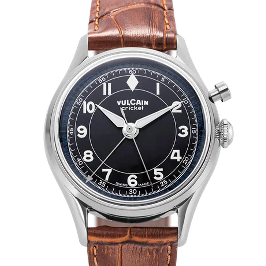 Vulcain Cricket Remontage Manuel Noir