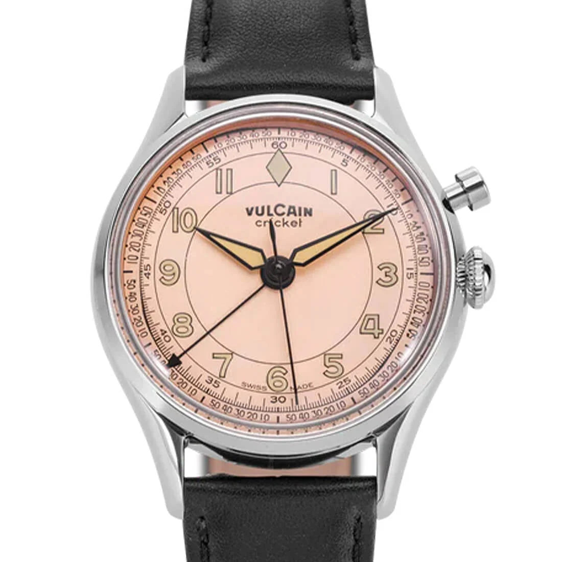 Vulcain Cricket Remontage Manuel Saumon