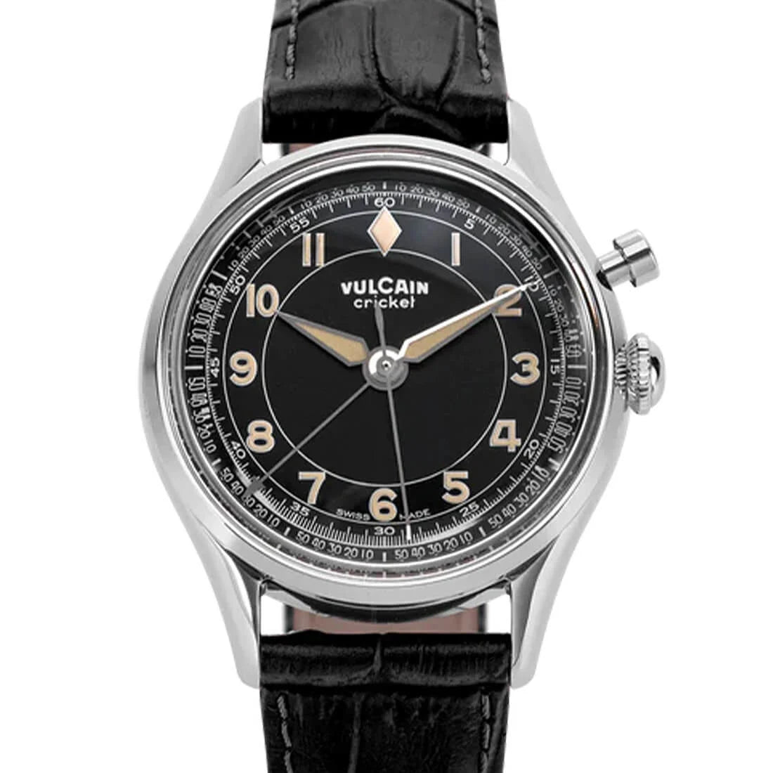 Vulcain Cricket Manual Winding Black 36mm