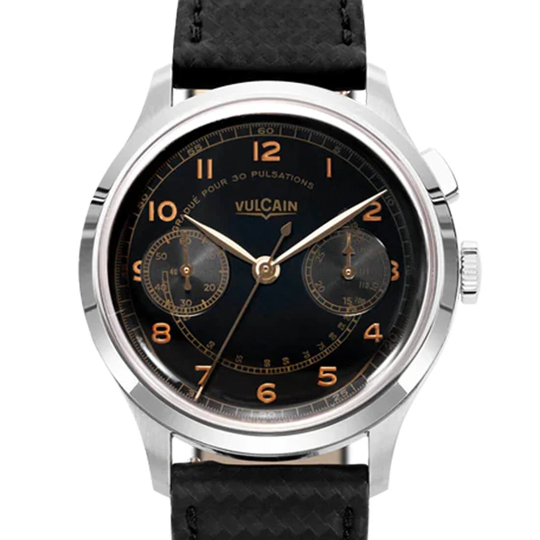 Vulcain Monopusher Manual Winding Black 39mm