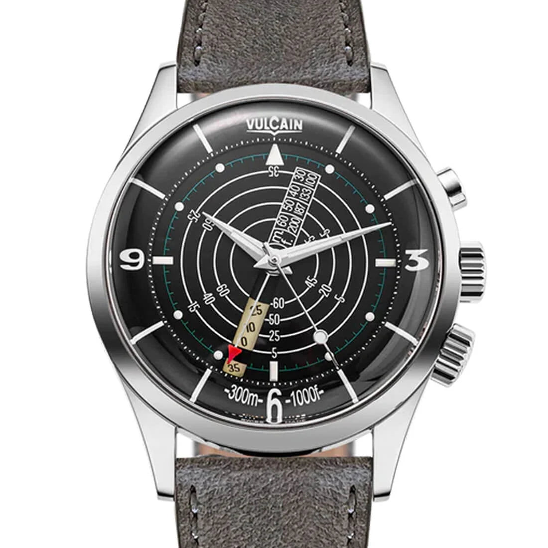 Vulcain Nautical Heritage Manual Winding Black/White 42mm