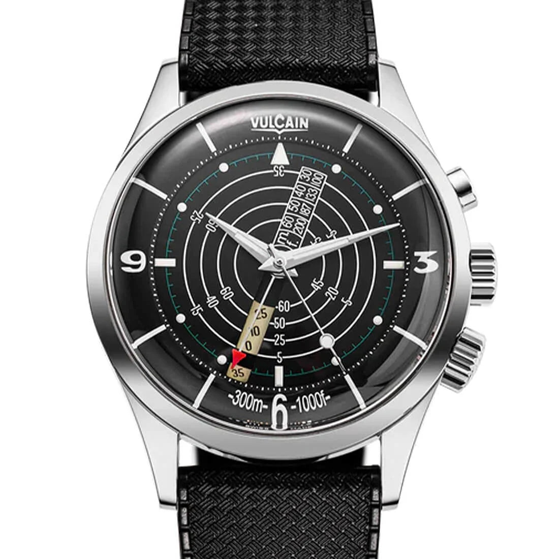 Vulcain Nautical Heritage Manual Winding Black/White 42mm