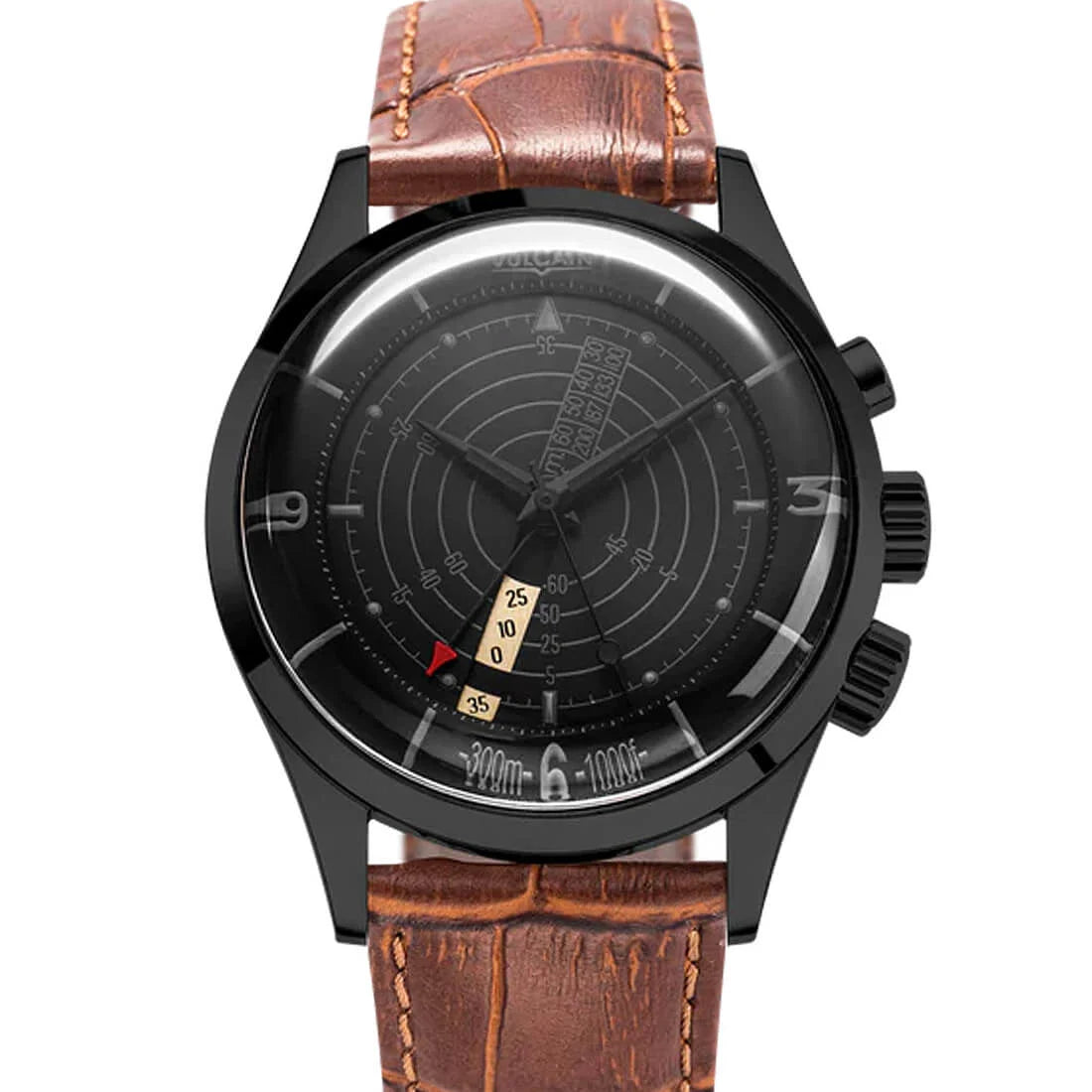 Vulcain Nautical Heritage Manual Winding Black 42mm