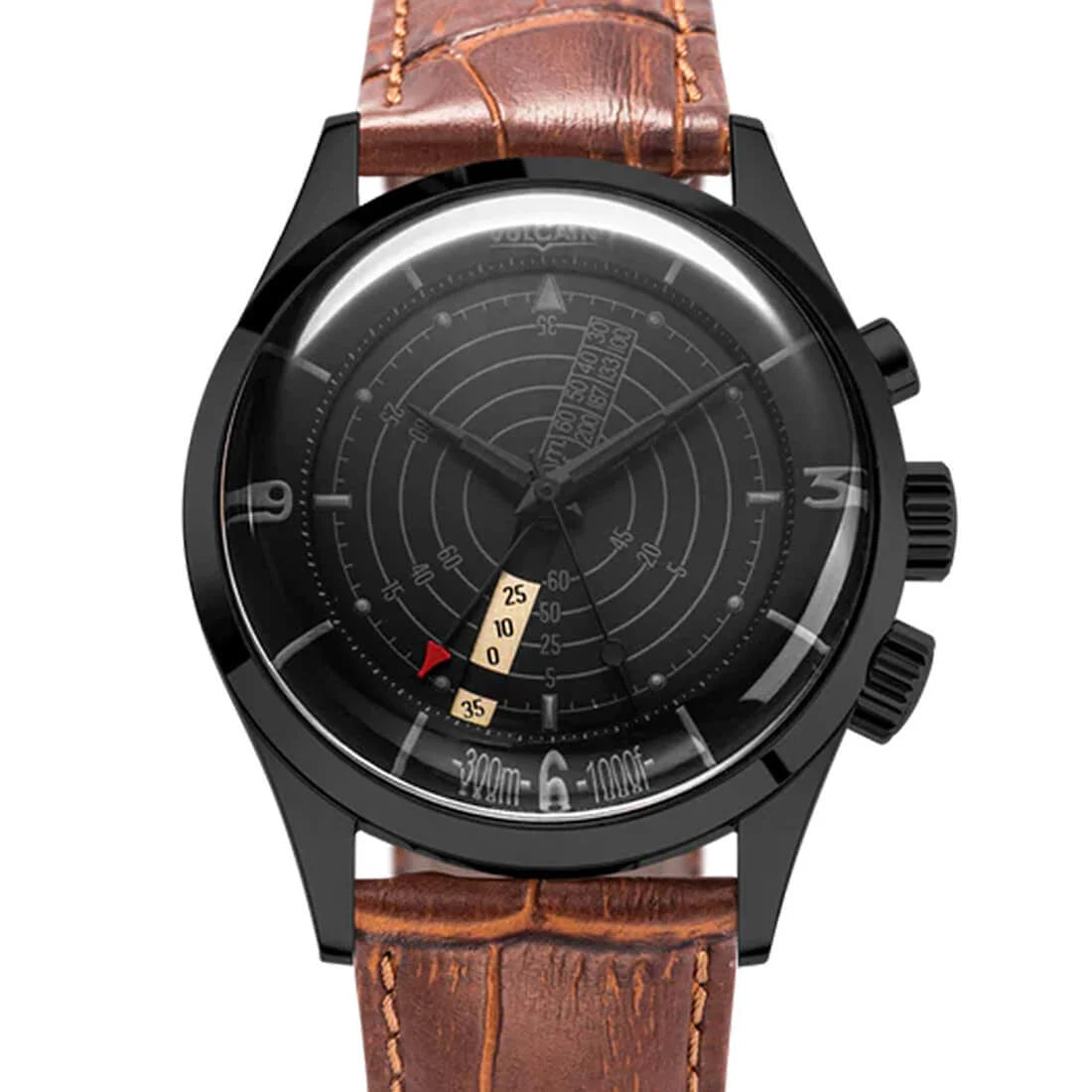 Vulcain Nautical Heritage Remontage Manuel Noir