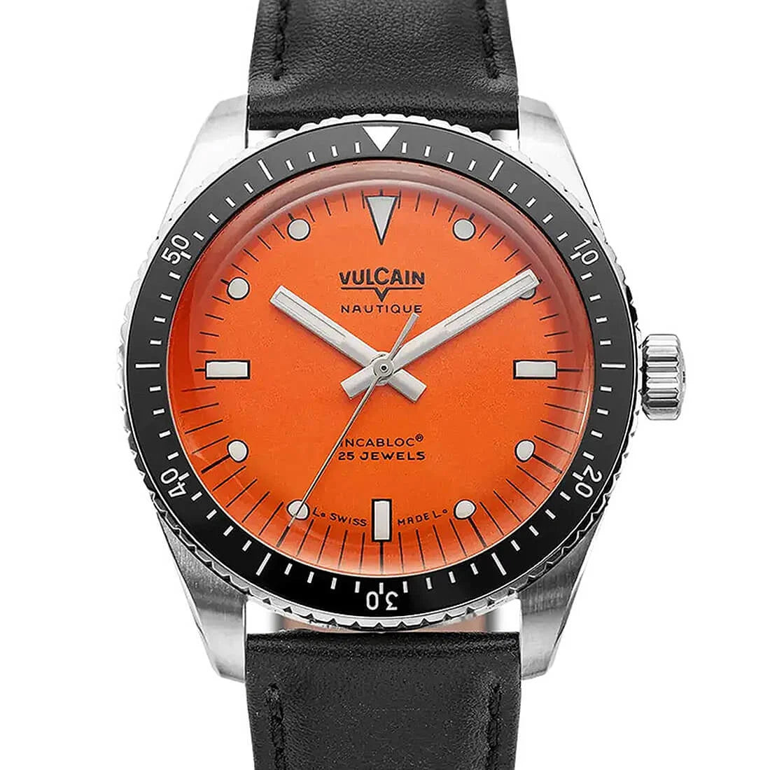 Vulcain Skindiver Nautique Automatique Orange