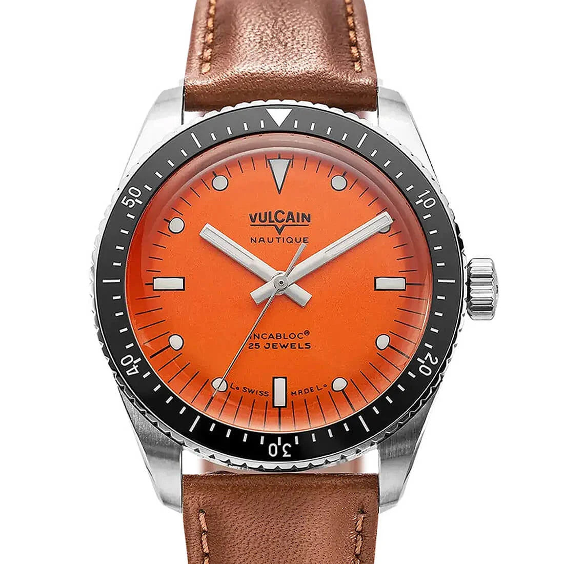 Vulcain Skindiver Nautique Automatique Orange