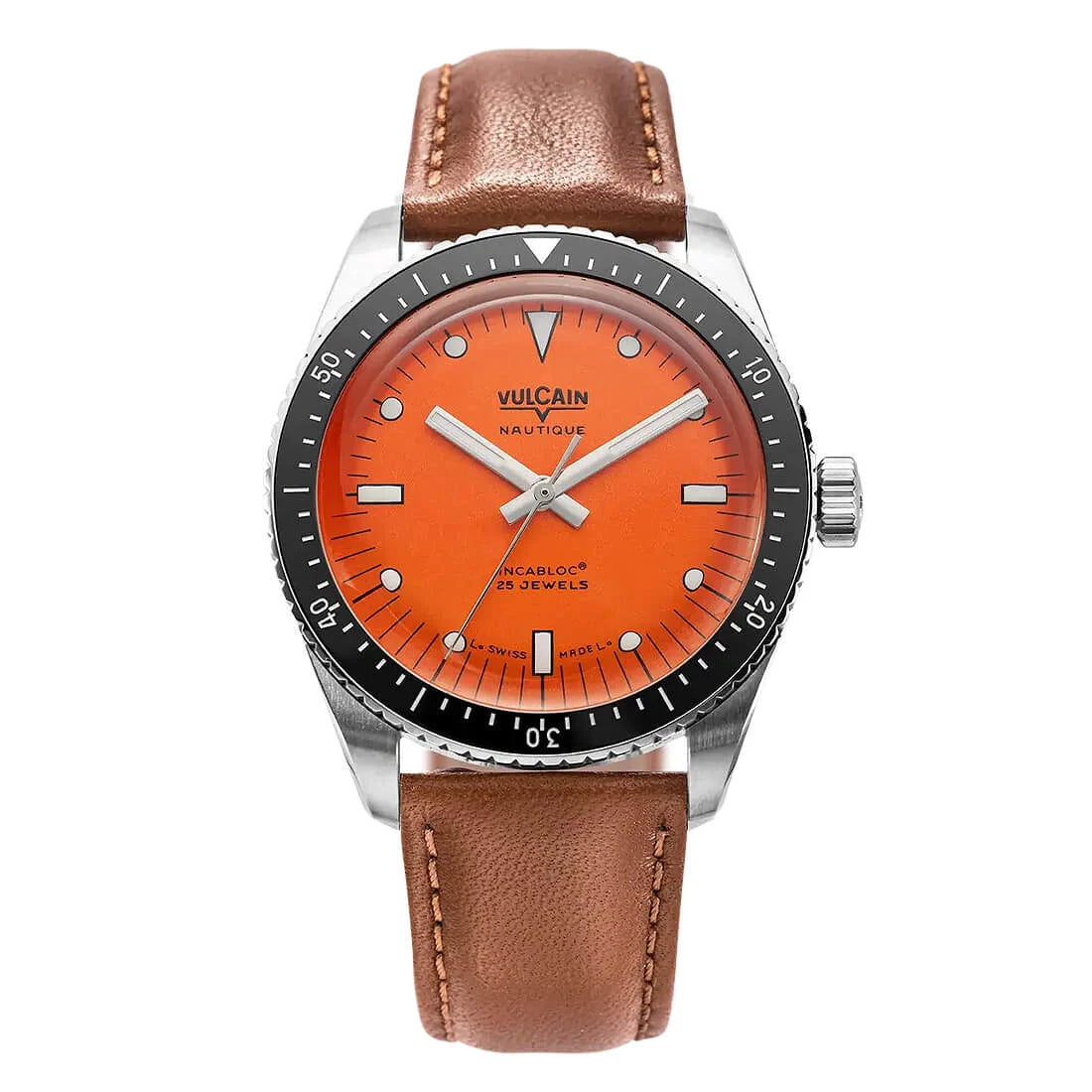 Vulcain Skindiver Nautique Automatique Orange