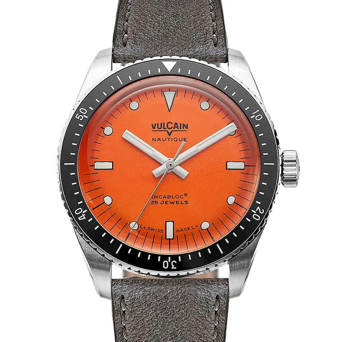 Vulcain Skindiver Nautique Automatik Orange