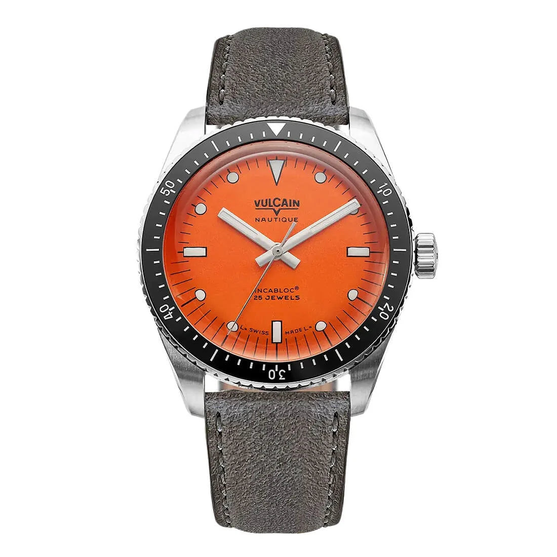 Vulcain Skindiver Nautique Automatik Orange