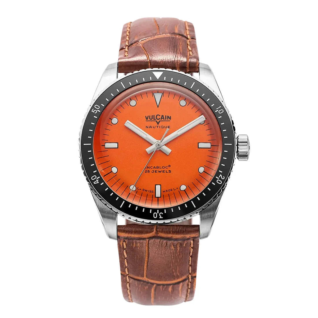 Vulcain Skindiver Nautique Automatique Orange