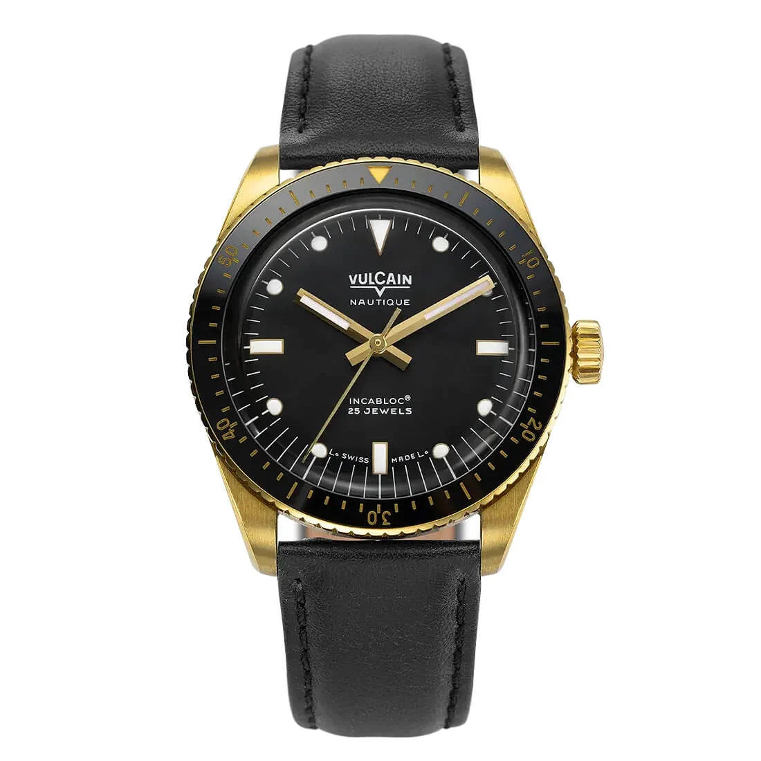 Vulcain Skindiver Nautique Automatique Noir