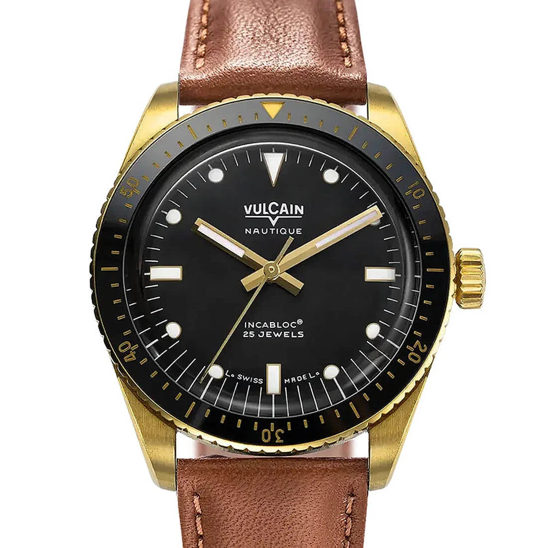 Vulcain Skindiver Nautique Automatic Black 38mm