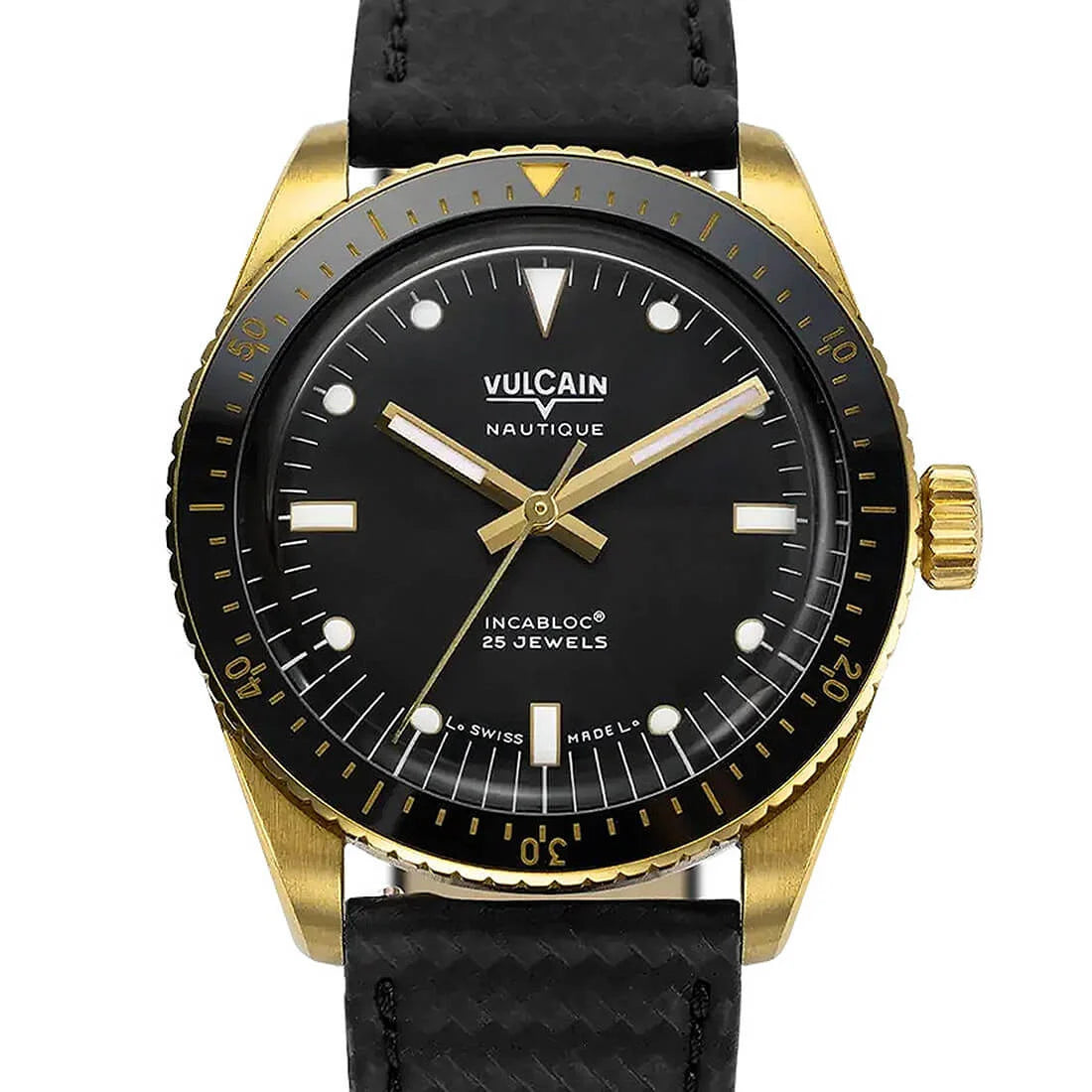 Vulcain Skindiver Nautique Automatic Black 38mm