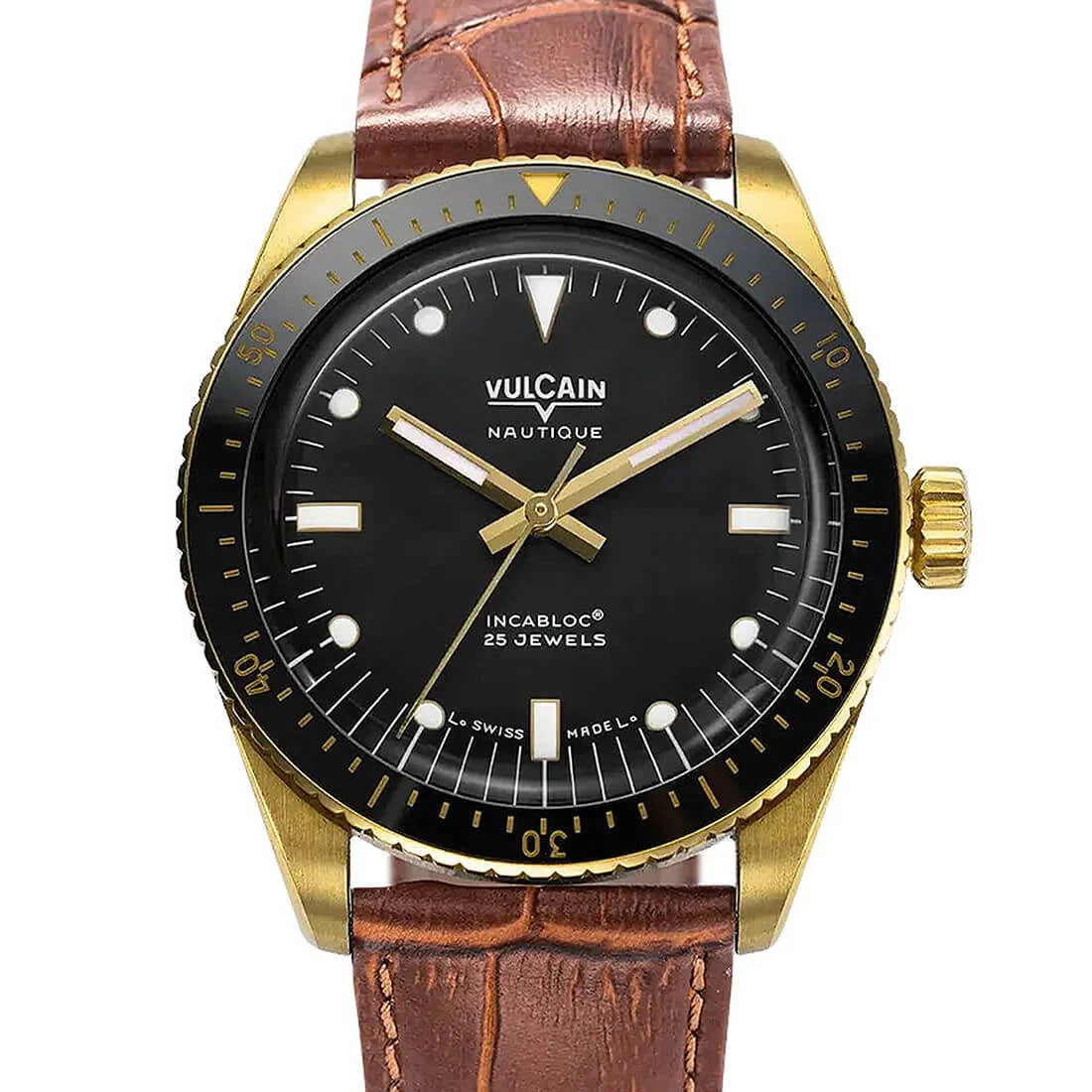 Vulcain Skindiver Nautique Automatic Black 38mm