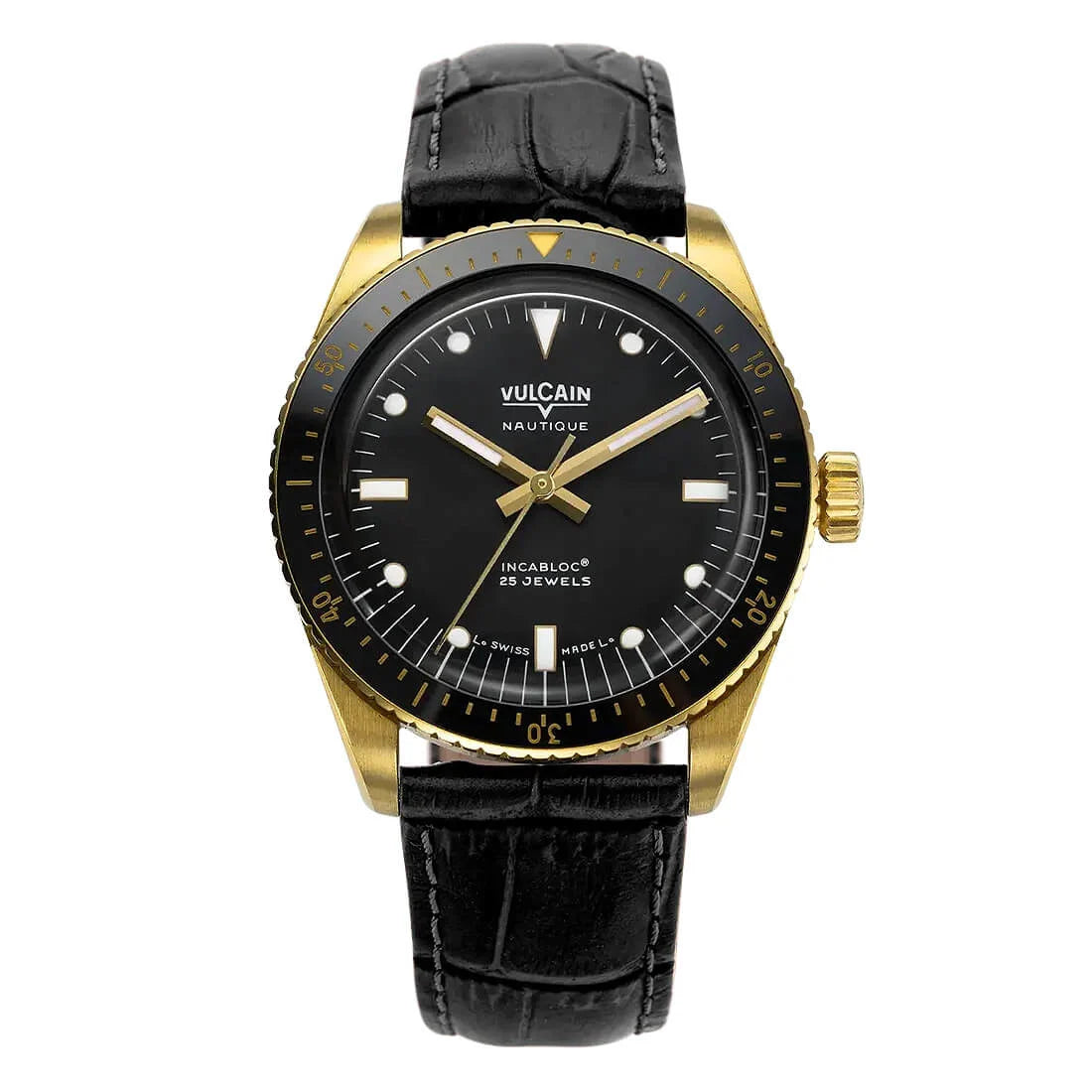 Vulcain Skindiver Nautique Automatic Black 38mm