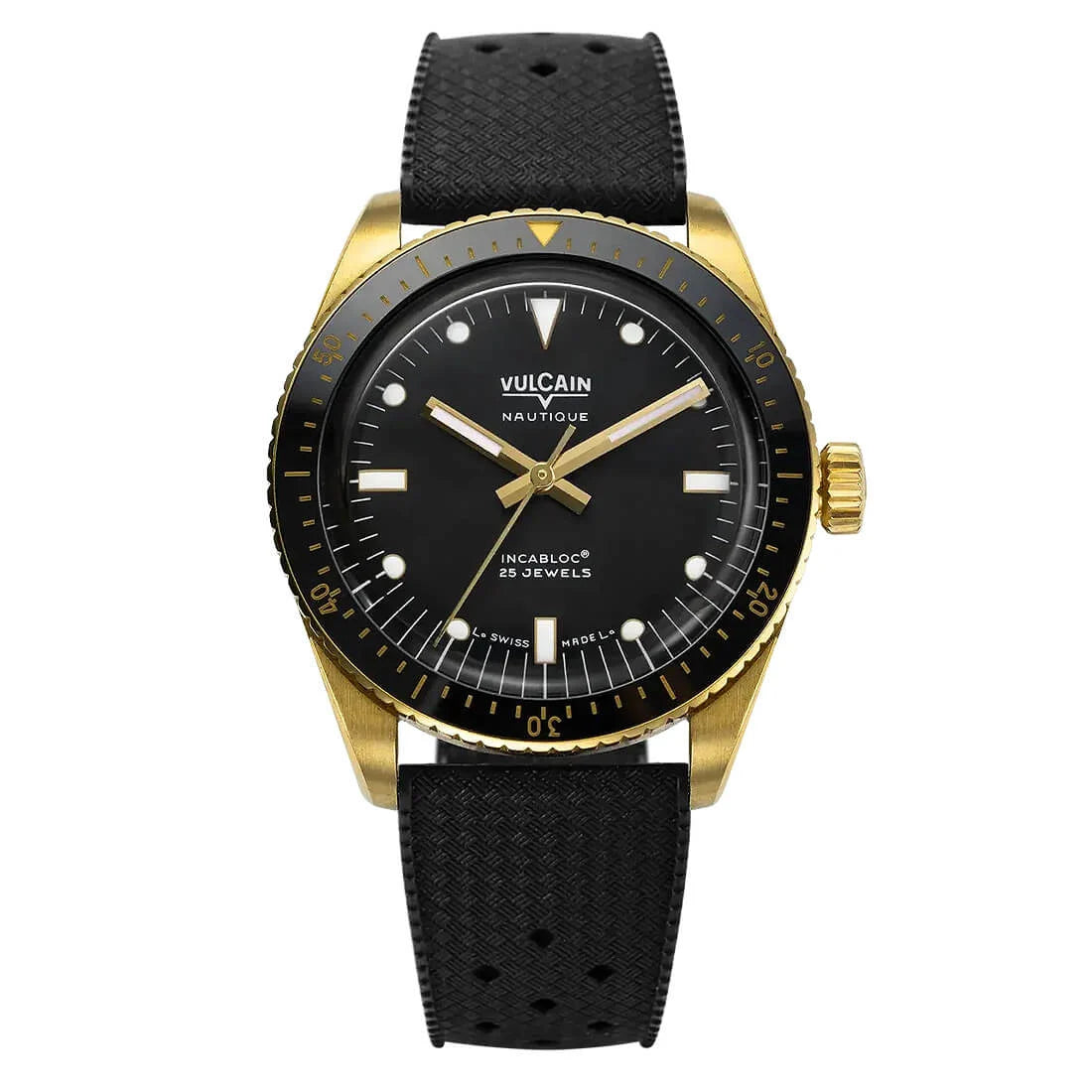 Vulcain Skindiver Nautique Automatic Black 38mm