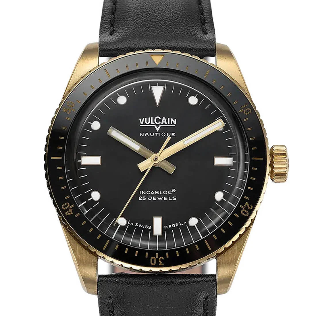 Vulcain Skindiver Nautique Automatic Black 38mm
