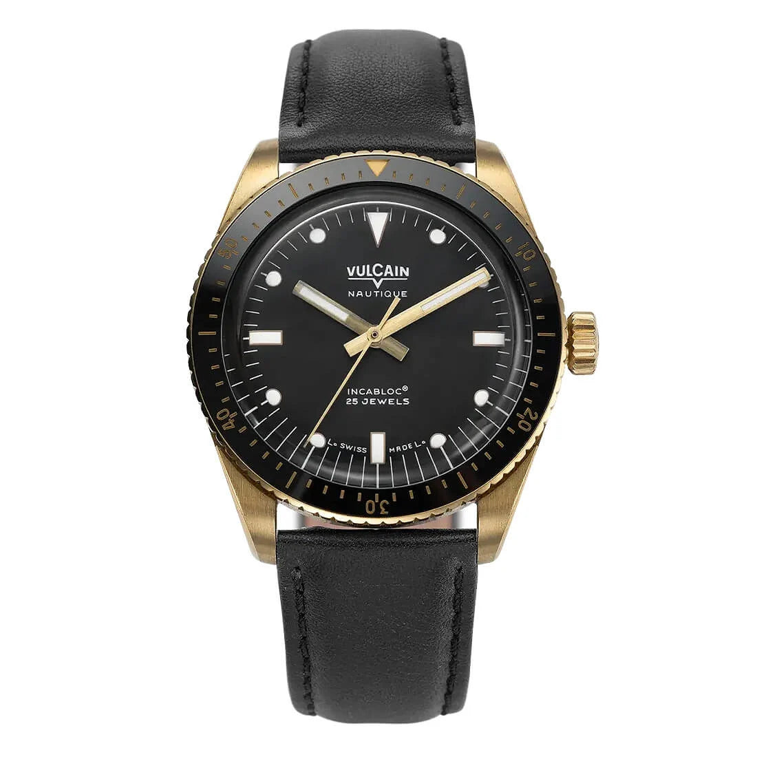 Vulcain Skindiver Nautique Automatic Black 38mm