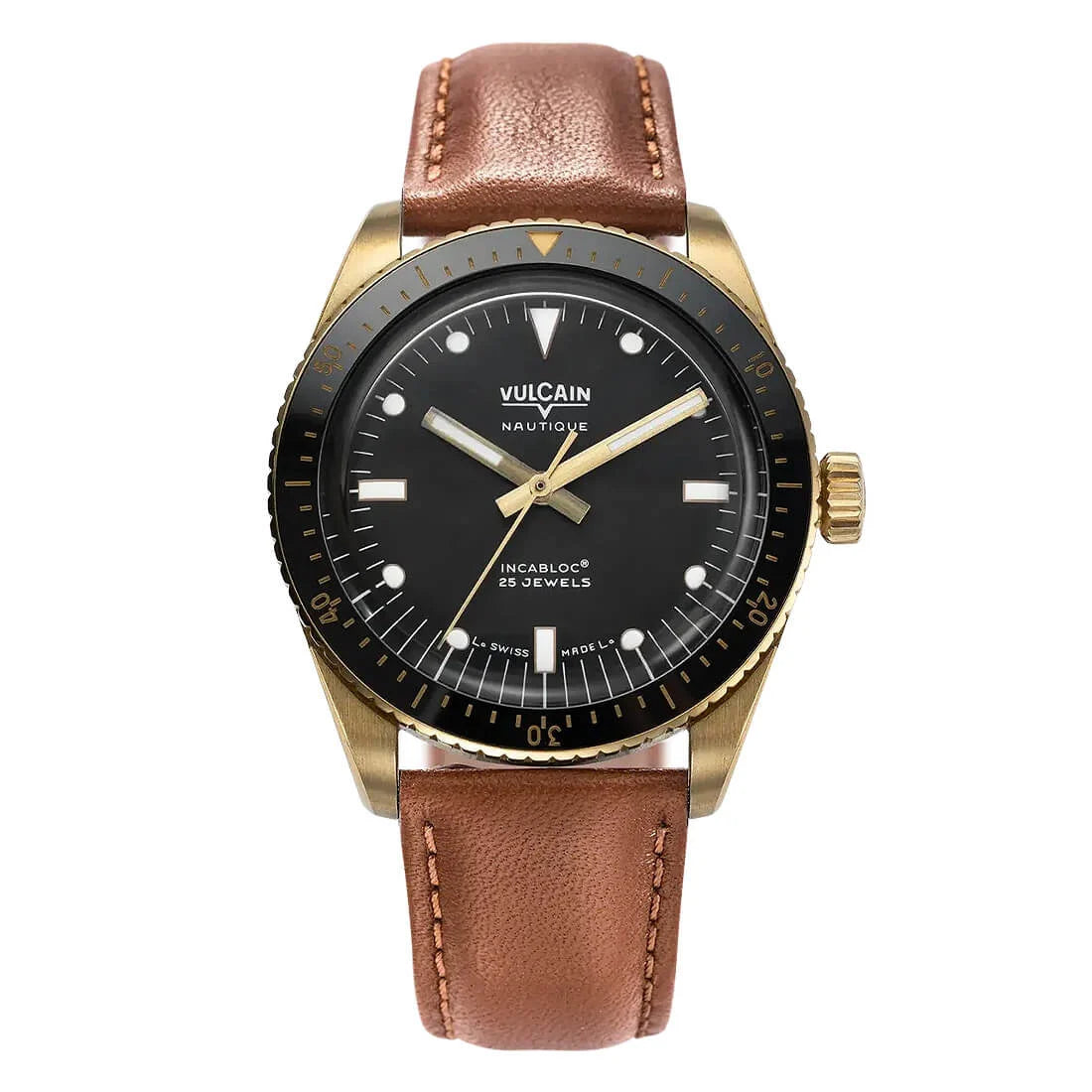 Vulcain Skindiver Nautique Automatic Black 38mm