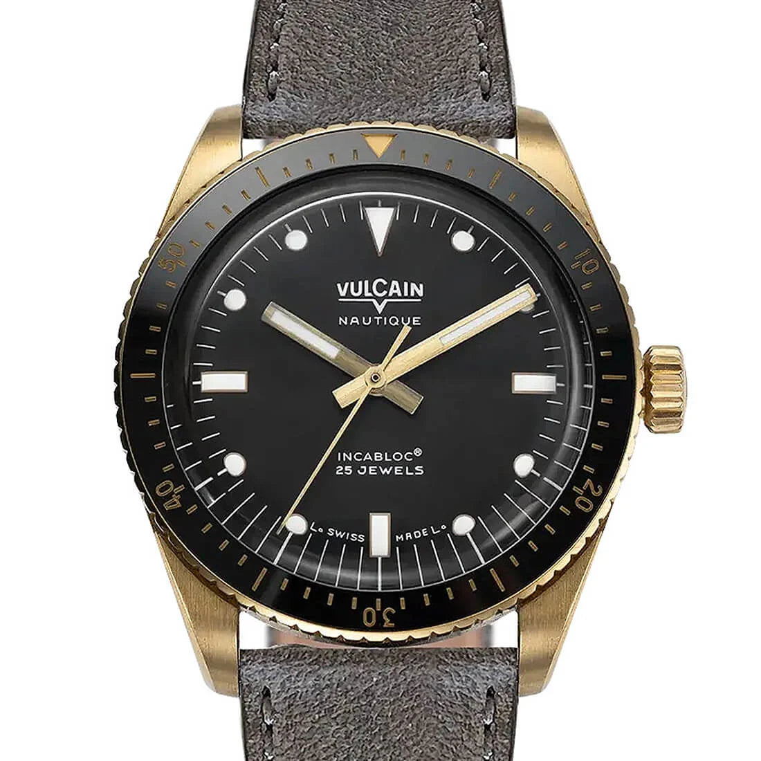 Vulcain Skindiver Nautique Automatique Noir