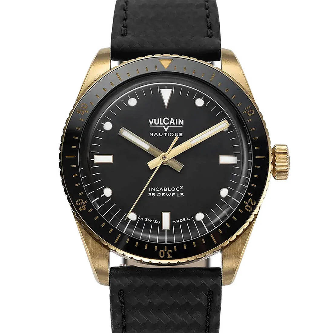 Vulcain Skindiver Nautique Automatic Black 38mm