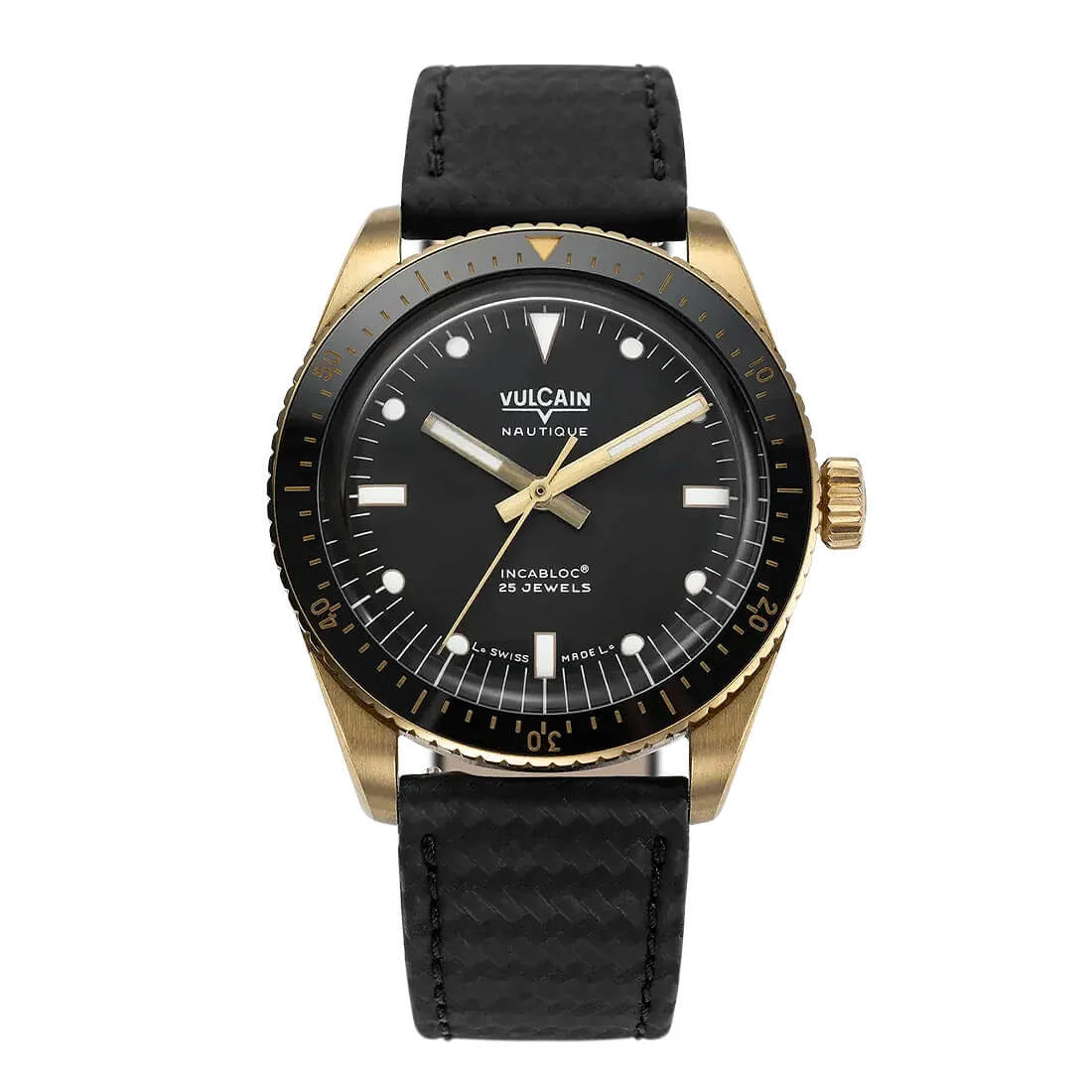 Vulcain Skindiver Nautique Automatic Black 38mm