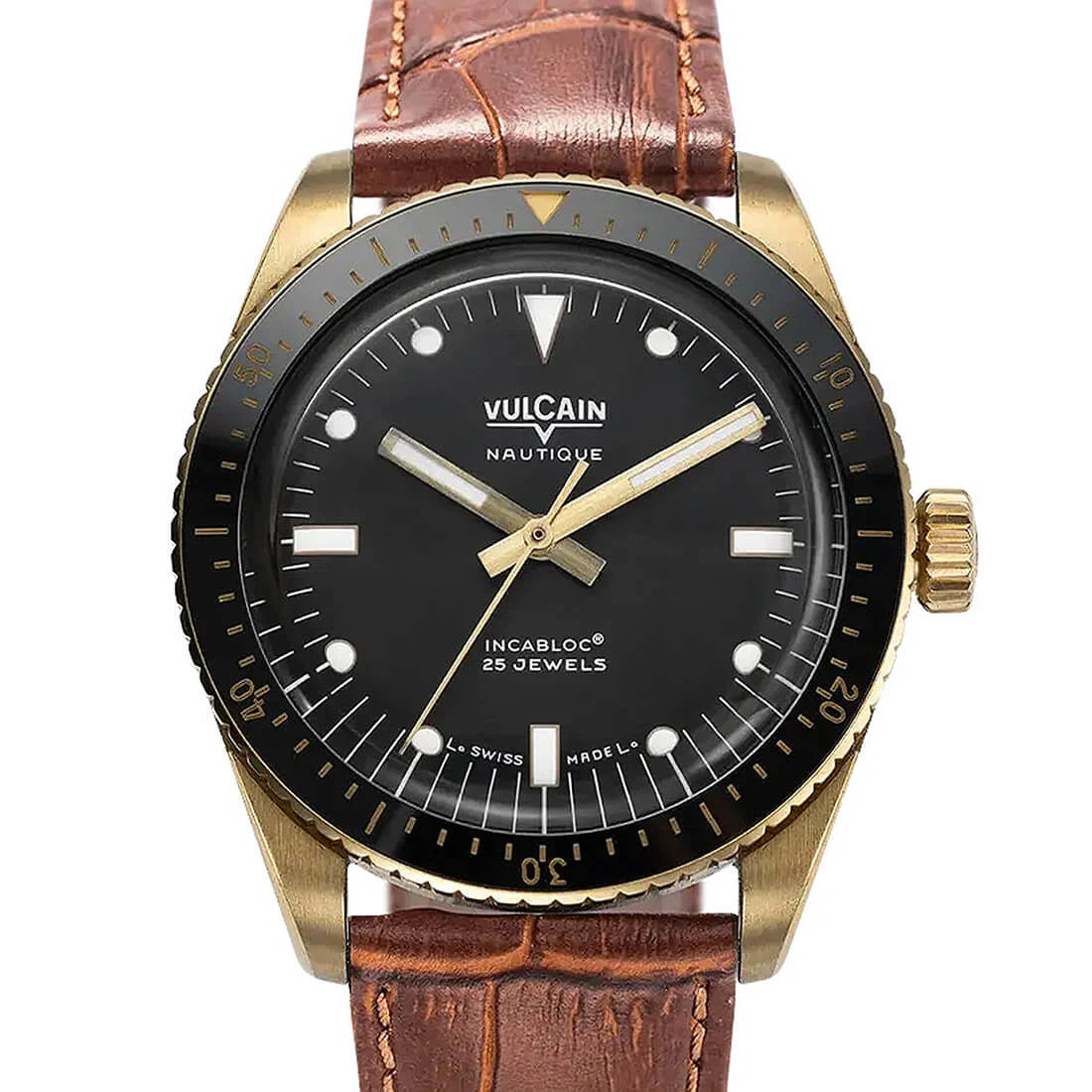 Vulcain Skindiver Nautique Automatique Noir