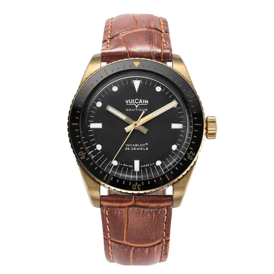 Vulcain Skindiver Nautique Automatique Noir