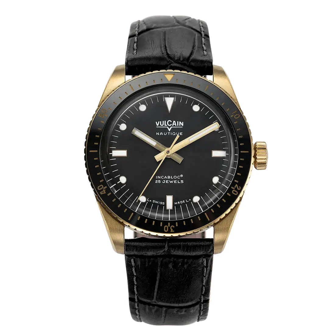 Vulcain Skindiver Nautique Automatic Black 38mm