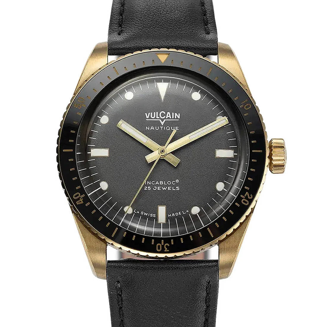 Vulcain Skindiver Nautique Automatic Grey 38mm