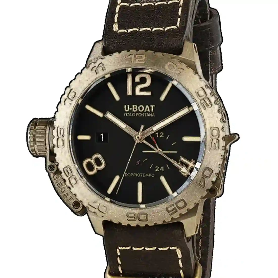 U-Boat Dual Time Automatik Braun