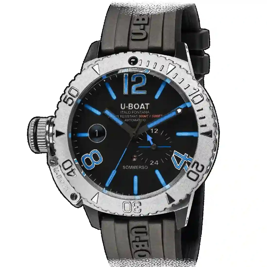 U-Boot-Taucheruhr Automatik Schwarz