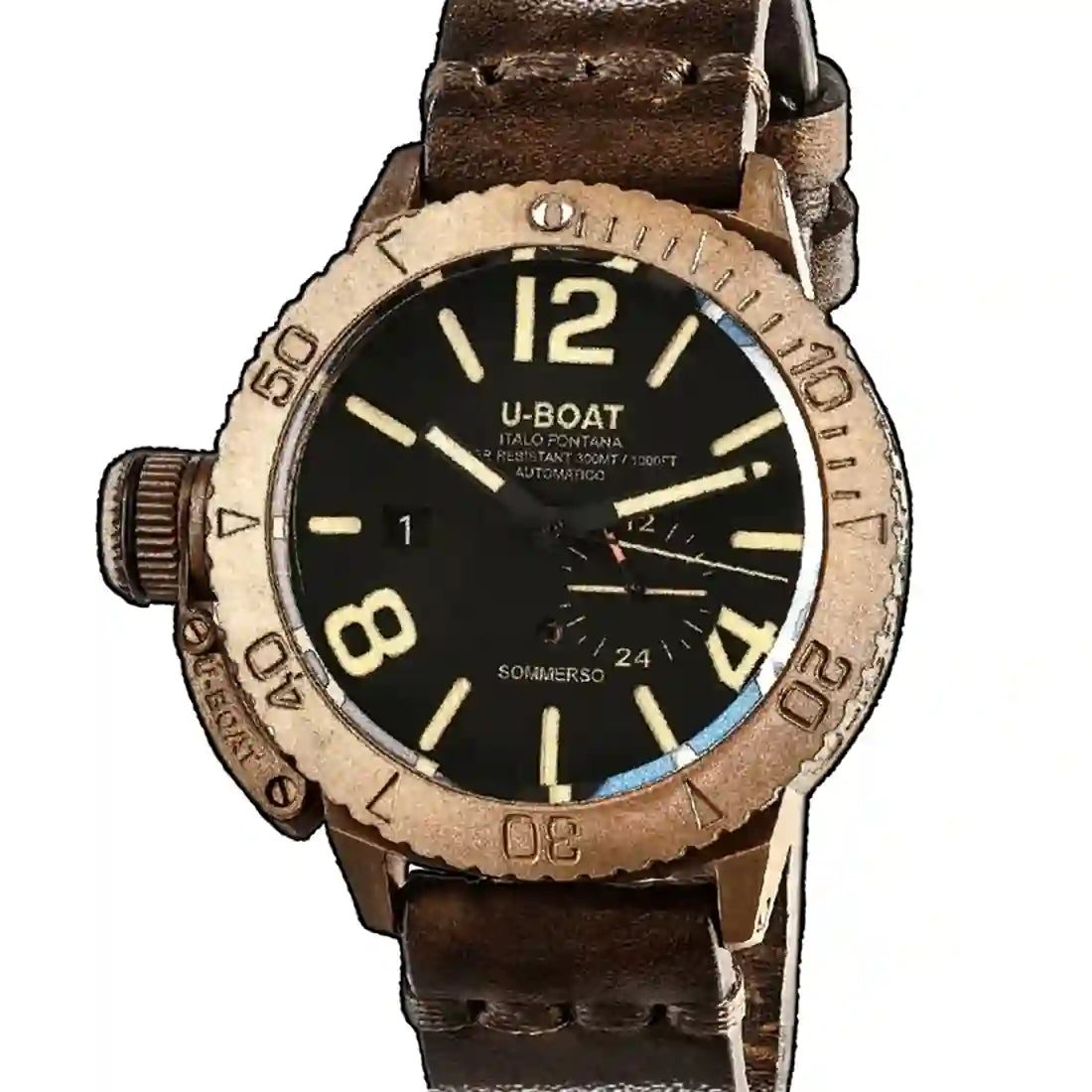 U-Boot-Taucheruhr Automatik Schwarz