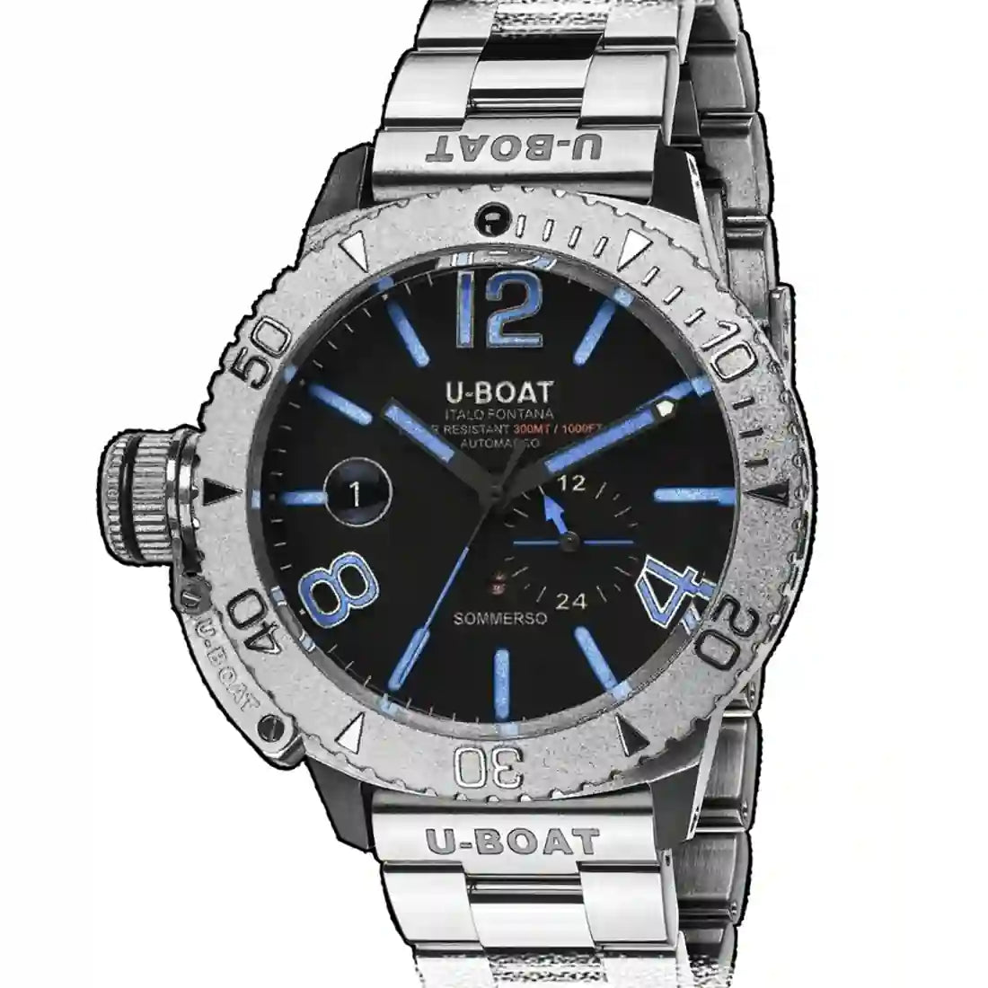 U-Boot-Taucheruhr Automatik Schwarz