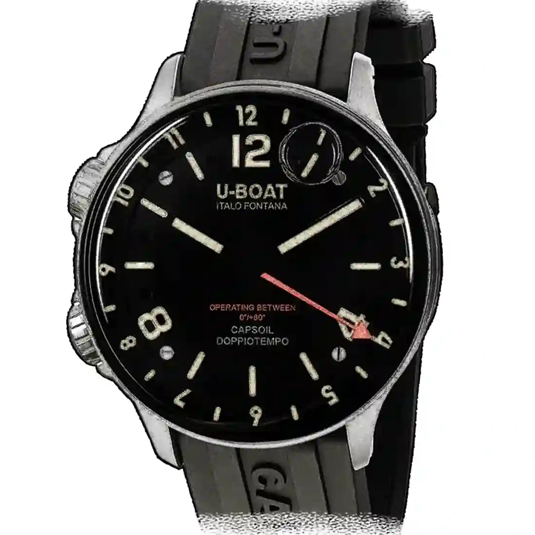 U-Boat Capsoil Quartz Black 45mm