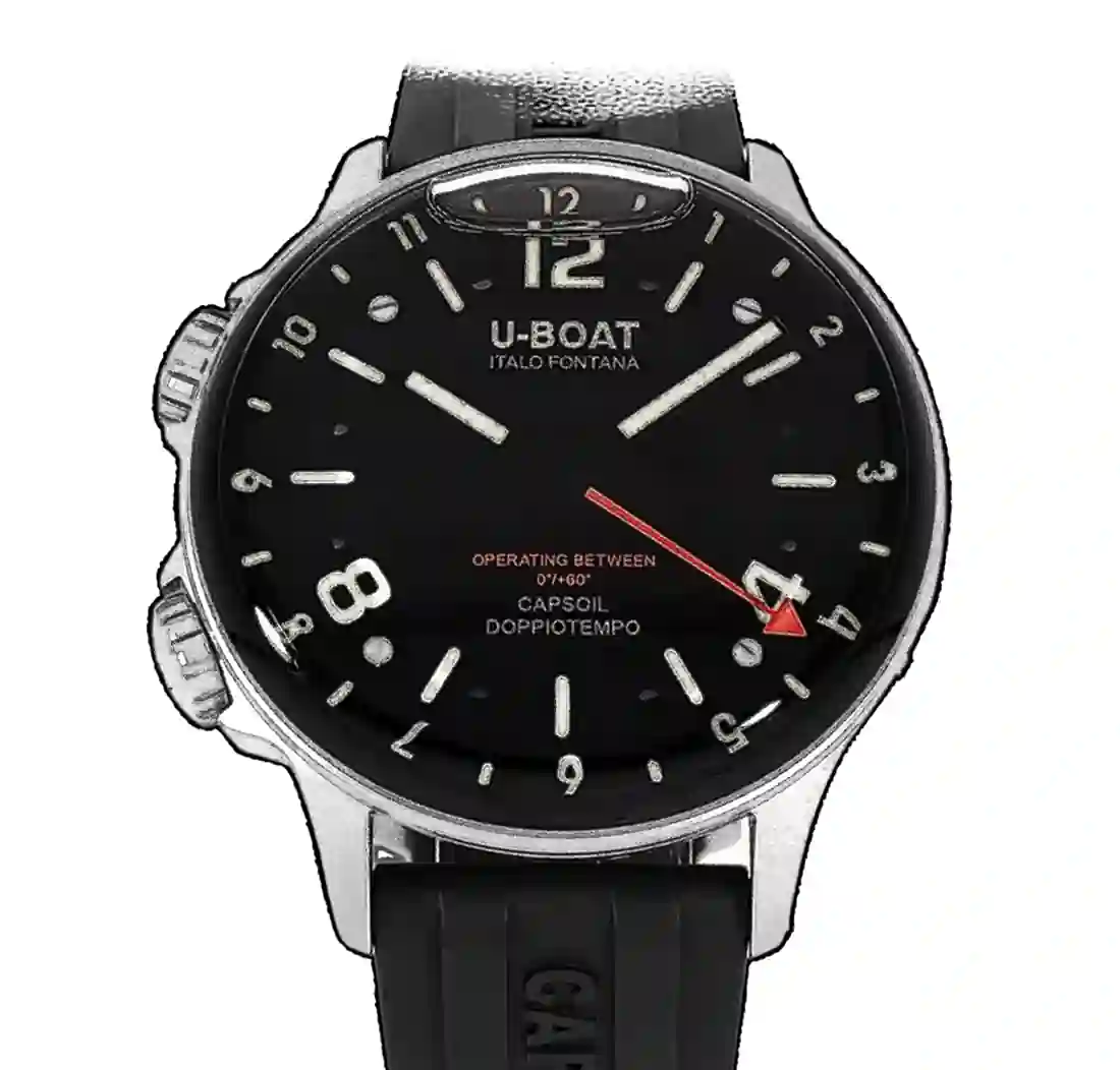 U-Boat Capsoil Quarz Schwarz
