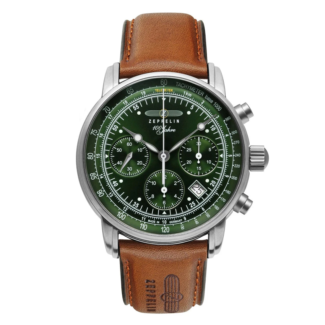 Zeppelin 100 Jahre 8618 Automatic Green 42mm