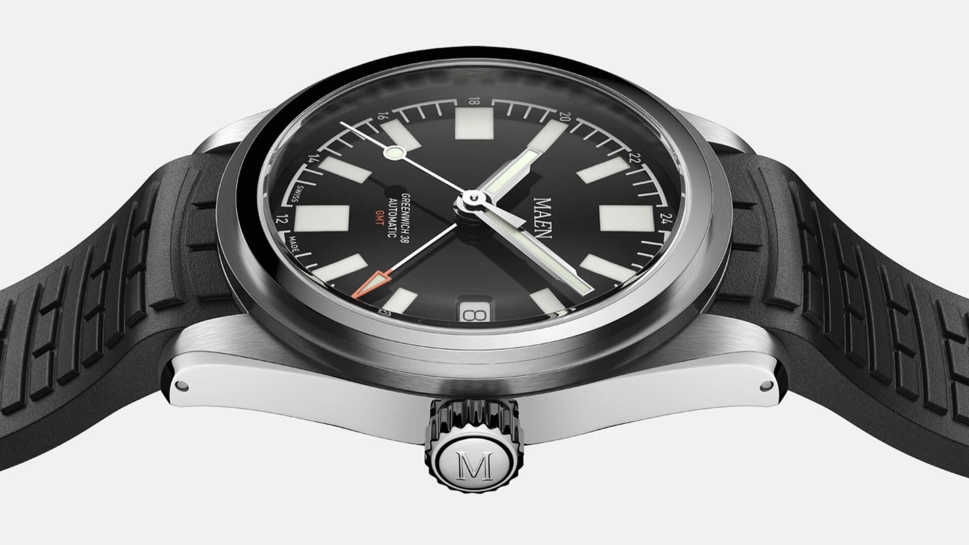 Sporty and Elegant - The New Greenwich 38 Automatic GMT from MAEN
